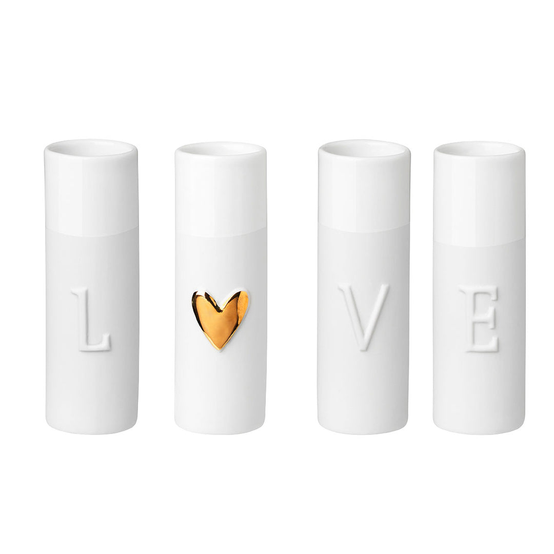 Mini vases LOVE