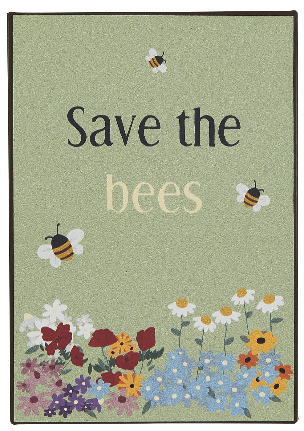 Plaque métal SAVE THE BEES